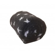 PnH Veterinary Bedding - Non Slip - Charcoal with White Stars