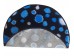 Clearance PnH Veterinary Bedding - BINDED CIRCLE - Black / Blue Circles - 75cm