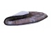 PnH Veterinary Bedding ® - BINDED CIRCLE - NON SLIP - Brown with White Stars