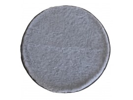 PnH Veterinary Bedding ® - BINDED CIRCLE  - NON SLIP - Plain Grey