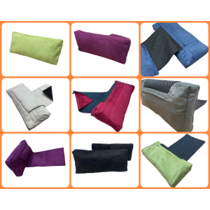 Autumn Orange Faux Suede Head Rest Autumn Orange Faux Suede Head Rest