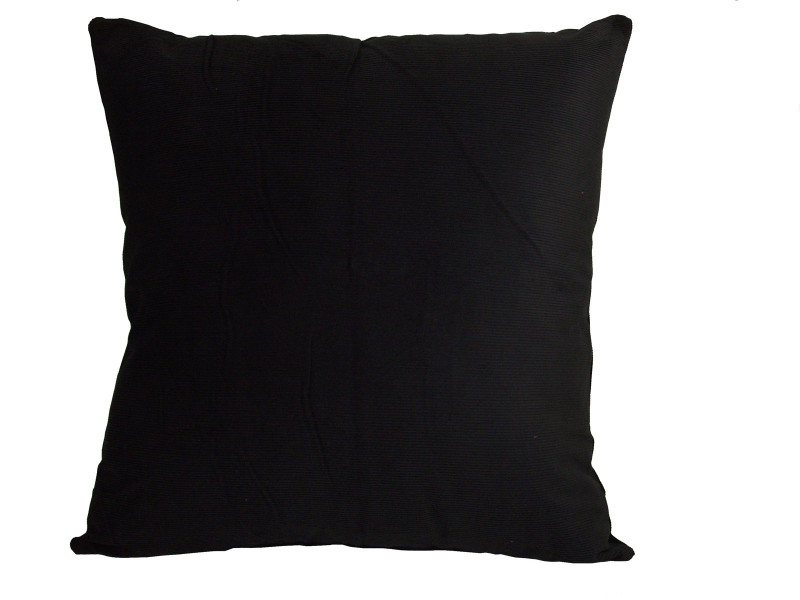 Black Corduroy Scatter Cushion (45cm x 45cm) - COMPLETE WITH HOLLOW FIBRE FILLED INNER