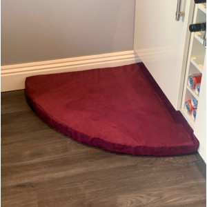 Faux Suede Corner Dog Bed - Aubergine Faux Suede Corner Dog Bed - Aubergine
