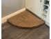 Faux Suede Corner Dog Bed - Chocolate Brown