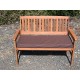 Garden Bench Cushion with Optional Sets - 100% Cotton - Brown