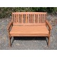Garden Bench Cushion with Optional Sets - 100% Cotton - Tan