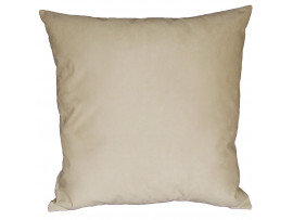 Large Cushion - 65cm x 65cm - Cream Faux Suede