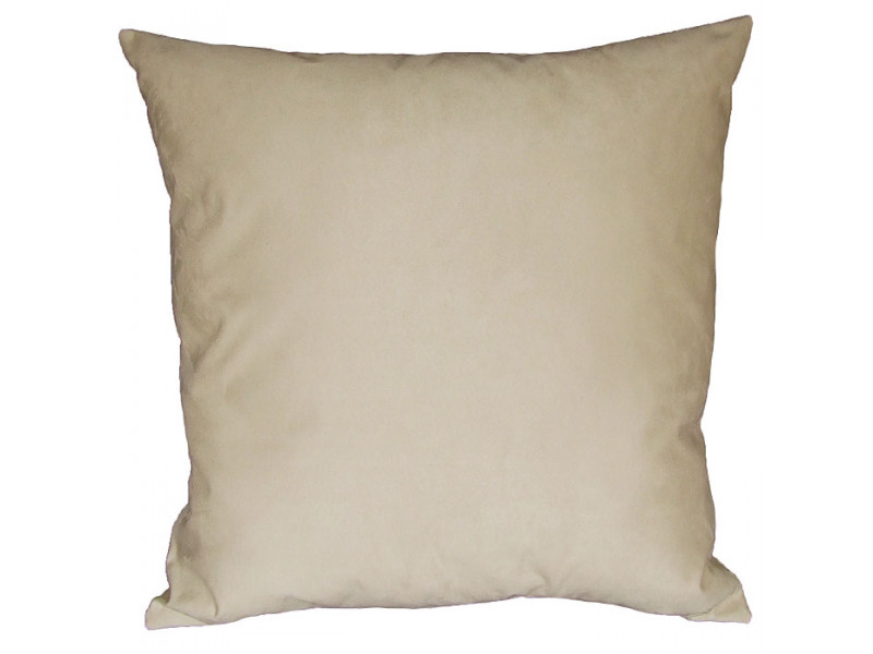 Large Cushion - 65cm x 65cm - Cream Faux Suede