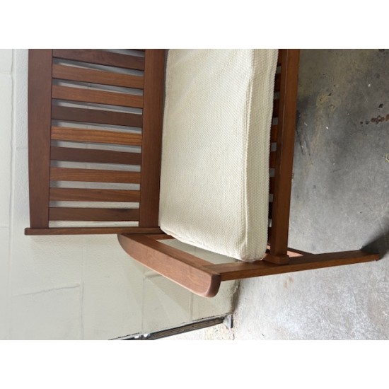 4ft Clearance Bench Cushion - Cream Cord
