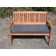 Garden Bench Cushion with Optional Sets - Dark Grey Weave