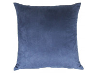 Large Cushion - 65cm x 65cm - Denim Blue Faux Suede