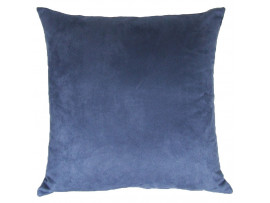 Large Cushion - 65cm x 65cm - Denim Blue Faux Suede