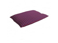 Blue & Red Tartan Dog Bed Cushion