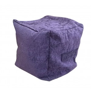 Cube Beanbag - Elite Sheen - Mulberry