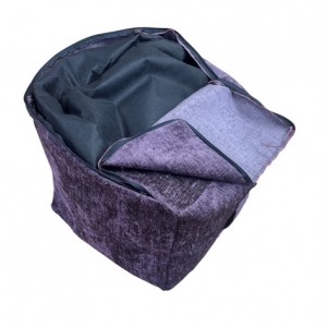 Cube Beanbag - Elite Sheen - Mulberry