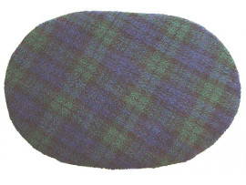 Fleece Oval Pad - Blackwatch Tartan