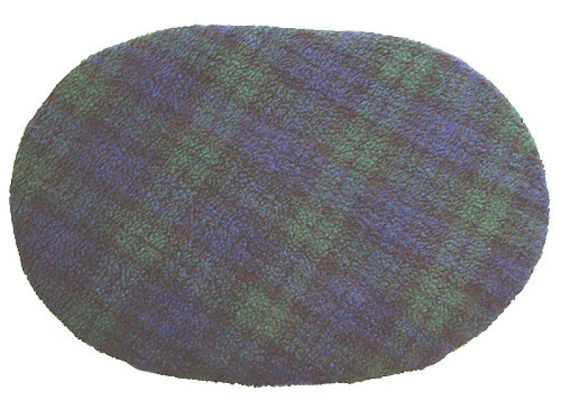 Fleece Oval Pad - Blackwatch Tartan