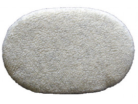 Fleece Oval Pad - Cashmere
