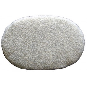 Fleece Oval Pad - Cashmere Cream Fleece Oval Pad - Cashmere Cream