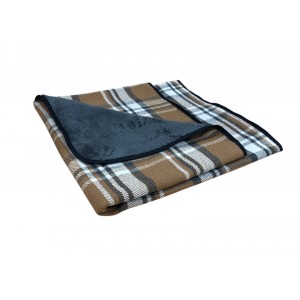 Teddy Fleece Blanket - Sandlewood