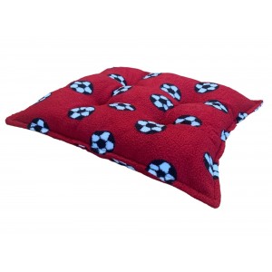 Sherpa Fleece Square Pet Cushion - Football Sherpa Fleece Square Pet Cushion - Football