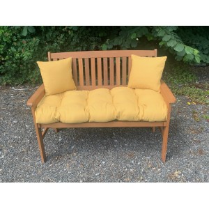 Blown Fibre Garden Bench Cushion - French Yellow Blown Fibre Garden Bench Cushion - French Yellow