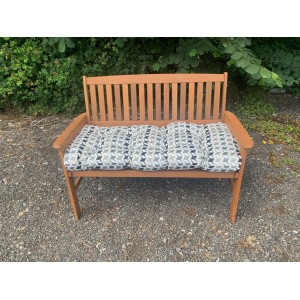 Blown Fibre Garden Bench Cushion -  Geo Print Blown Fibre Garden Bench Cushion -  Geo Print