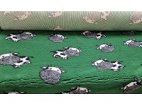 PnH Veterinary Bedding - NON SLIP - EXTRA LARGE PIECE - Green Cows