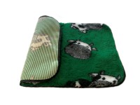 PnH Veterinary Bedding ® - BINDED - NON SLIP - Green Cows