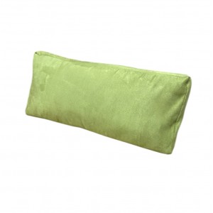 Green Faux Suede Head Rest