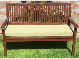 Garden Bench Cushion - Green