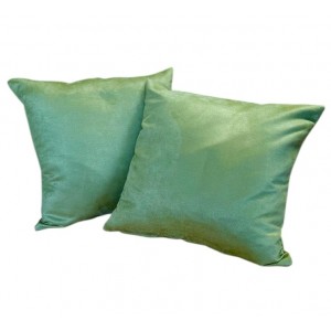 Large Cushion - 65cm x 65cm - Olive Green Faux Suede