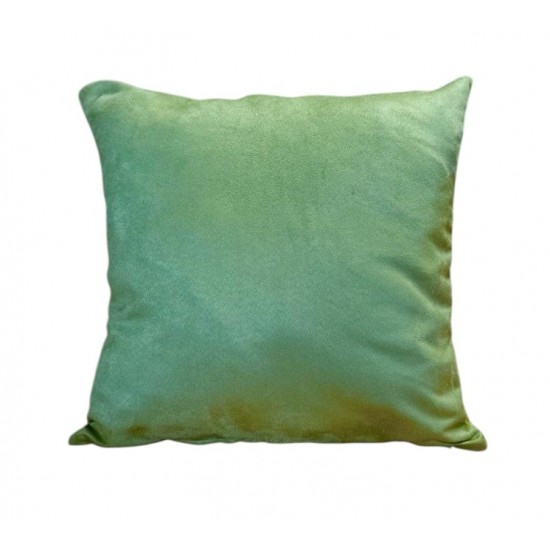 Scatter Cushion - 45cm x 45cm - Olive Green Faux Suede