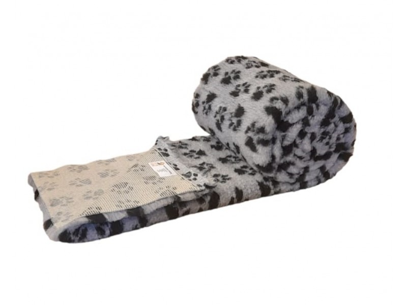 a PnH Veterinary Bedding ® NON SLIP - Grey with Black Paws