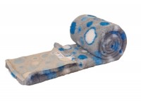 Clearance PnH Veterinary Bedding - NON SLIP - Grey / Blue Circles - 3m x 55cm