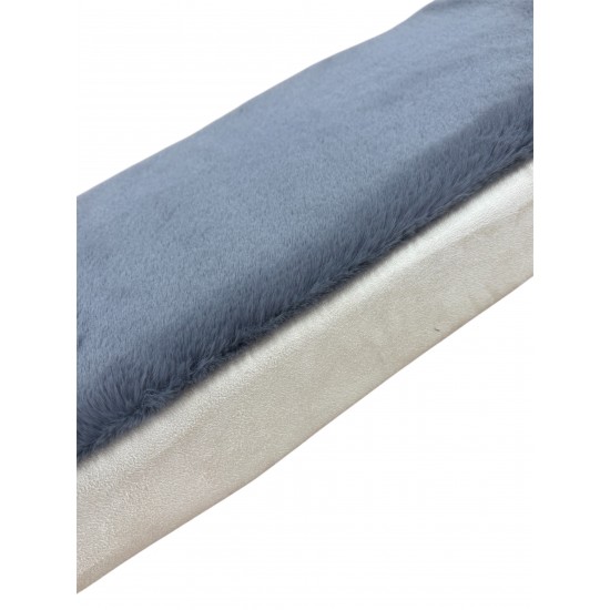 Cat Window Bed - Soft Plush Fur - Grey