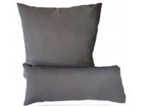 Cushion & Bolster Set - Grey