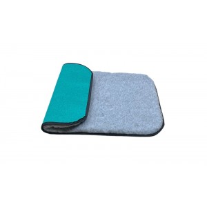 Green Backed Vet Bedding - BINDED - Grey Green Backed Vet Bedding - BINDED - Grey