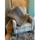 Deluxe Sherpa Fleece Lap Blanket - DOUBLE LAYERED - Grey