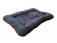 Padded Pad - Grey with Red Stars