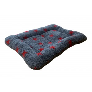 Padded Pad - Grey with Red Stars Padded Pad - Grey with Red Stars