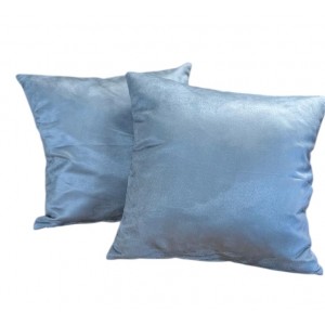 Large Cushion - 65cm x 65cm - Grey Faux Suede