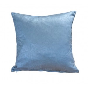 Large Cushion - 65cm x 65cm - Grey Faux Suede