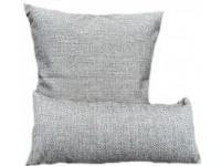 Cushion & Bolster Set - Light Grey