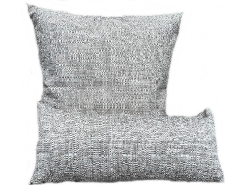 Cushion & Bolster Set - Light Grey