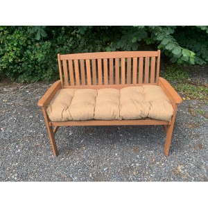 Blown Fibre Garden Bench Cushion - Mustard Blown Fibre Garden Bench Cushion - Mustard