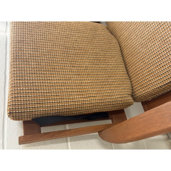3ft Clearance Bench Cushion Set with Back Pads - Mustard Brown 