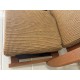 3ft Clearance Bench Cushion Set with Back Pads - Mustard Brown 