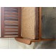 4ft Clearance Bench Cushion - Mustard with Brown Sides