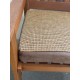 5ft Clearance Bench Cushion - Mustard with Brown Sides